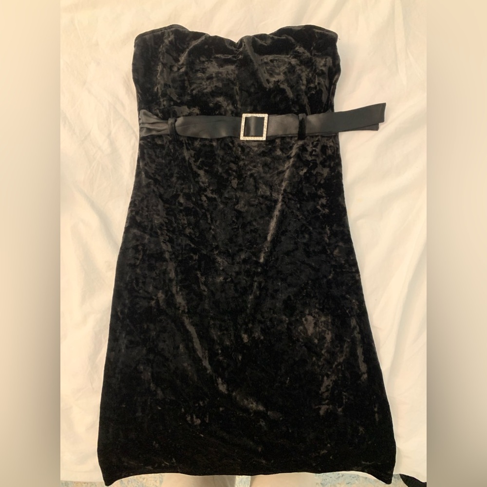 Vintage Guess Crushed Velvet Dress